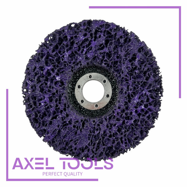 Круг Зачистной «Axel-Tools» Coral под УШМ, Фиолетовый, 115мм