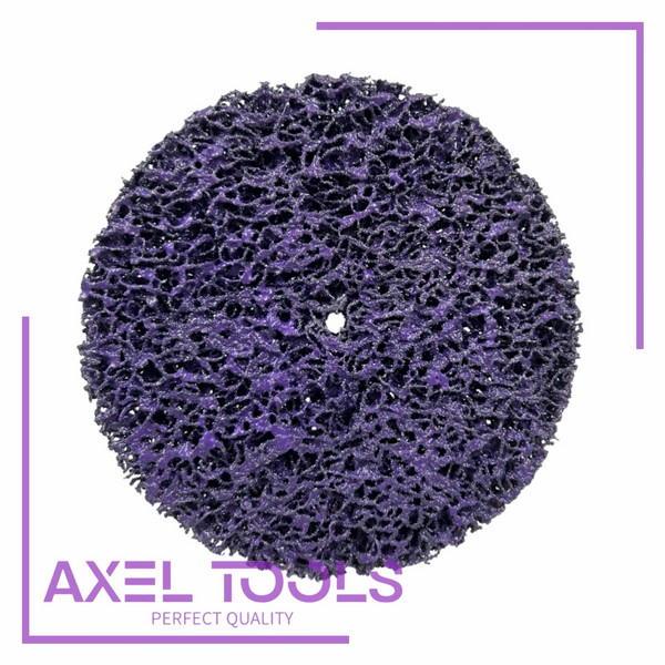 Круг Зачистной «Axel-Tools» Coral под Дрель / Шуруповёрт, Фиолетовый, БШ, 150мм