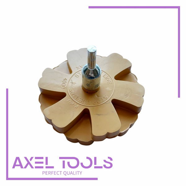Круг для Снятия Клейких Лент «Axel-Tools» Резиновый, 88x15мм