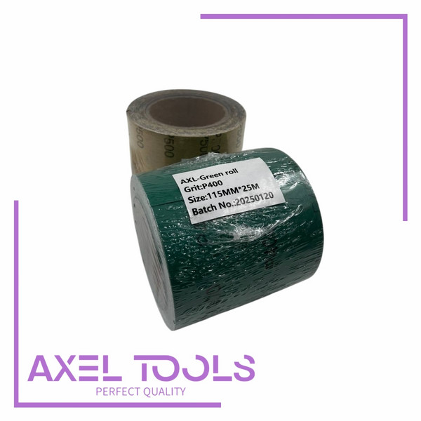Абразив в Рулоне «Axel-Tools» Green Film, 115мм x 25м, P400