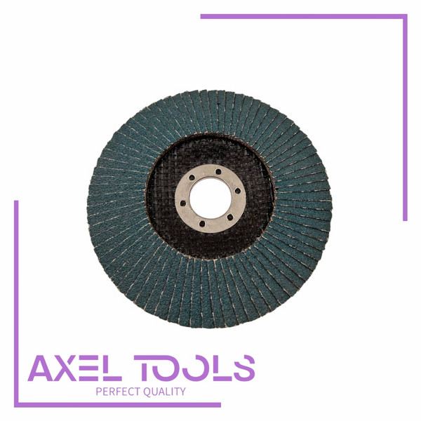Круг Лепестковый «Axel-Tools» Flap ZIRC, Торцевой, 125мм, P100
