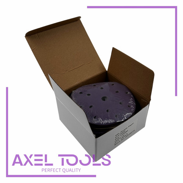 Круг Шлифовальный «Axel-Tools» Ceramic Paper, 150мм, 15 Отверстий, P220